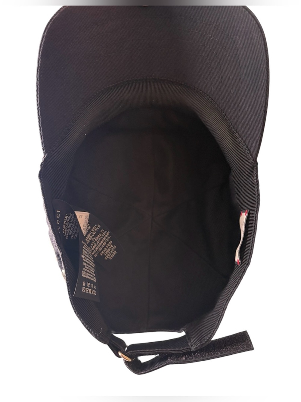 Gucci unisex black canvas baseball hat - Picture 4 of 7